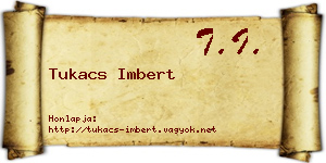 Tukacs Imbert névjegykártya